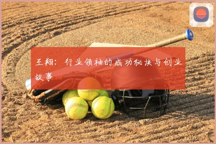 王翔:行业领袖的成功秘诀与创业故事